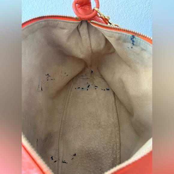 FIRM - Bottega Veneta Orange Hobo style Leather Purse - Picture 11 of 12